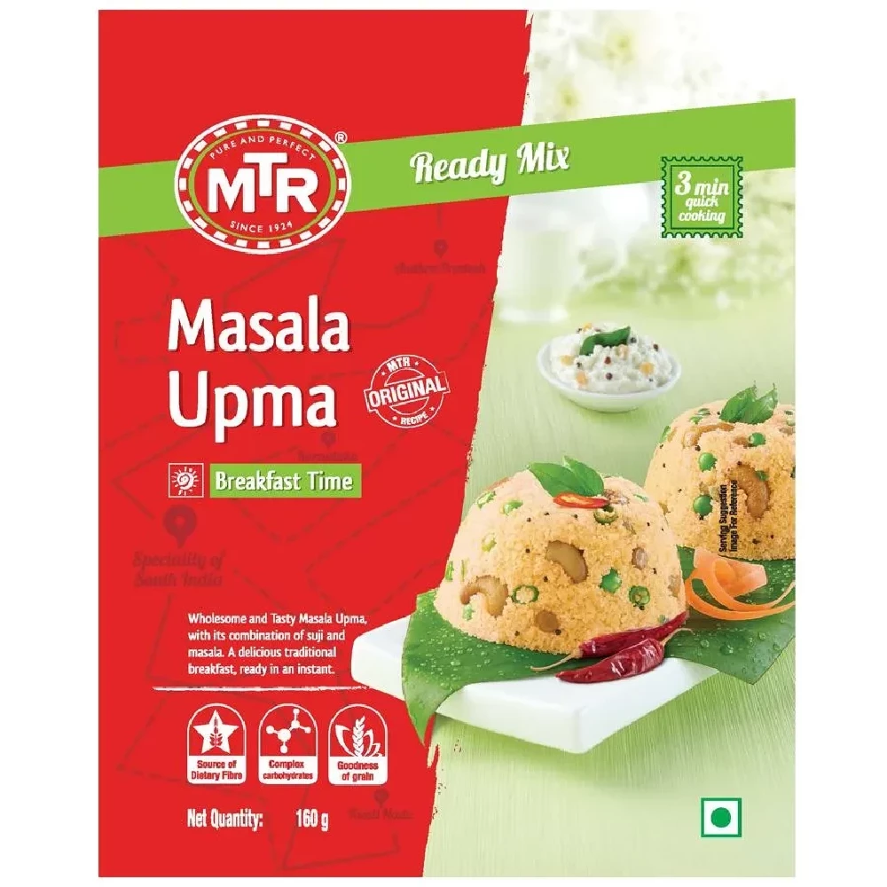 MTR Original Masala Upma Ready Mix, 160 g Pouch-1.webp